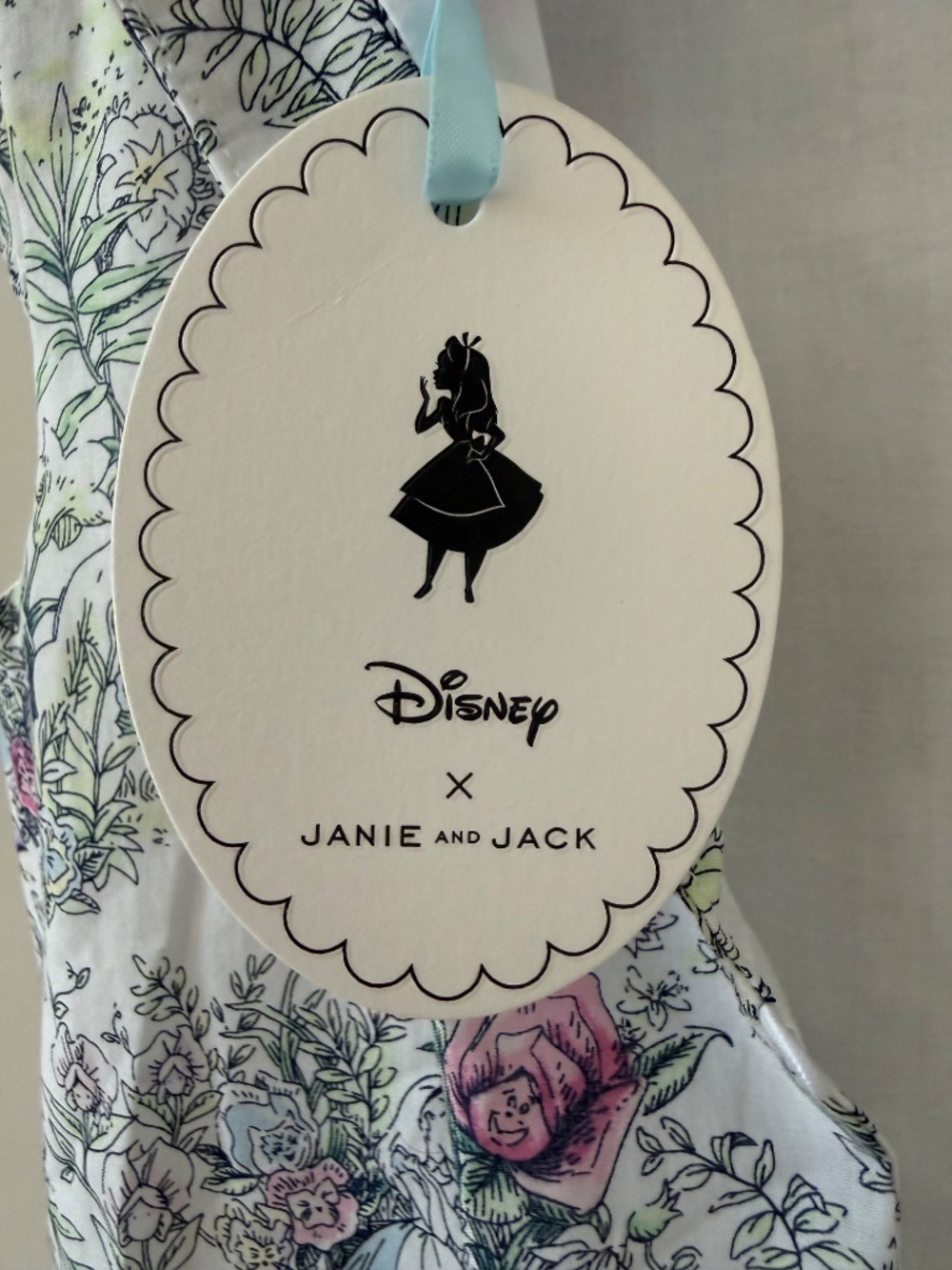 🌟Host Pick🌟 Disney X Janie & Jack Size 7 Alice in Wonderland Girls Dress - Picture 3 of 4